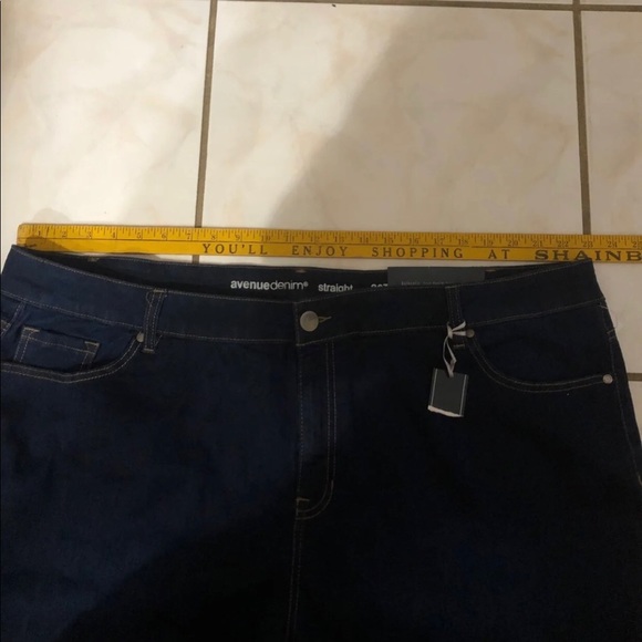 NWT Avenue denim jeans size 26T - Picture 5 of 7
